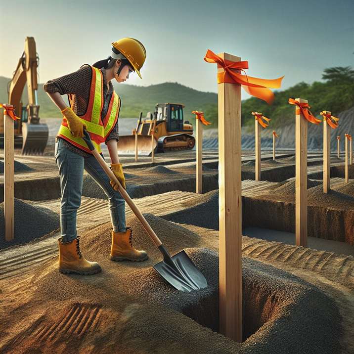 Boundary Stakes and Lath: Defining Your Construction Project Lines