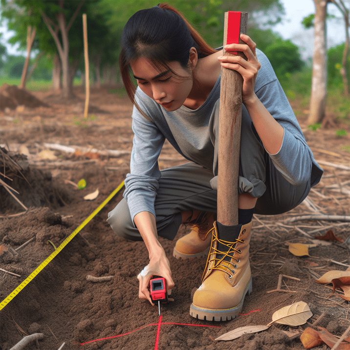 Concrete Forming Wood Stakes For Construction Projects