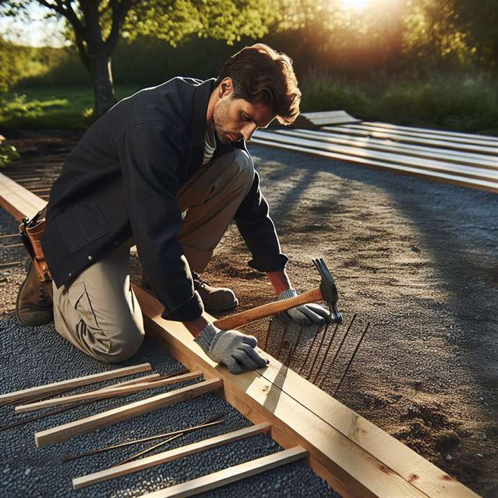 Customizable Stakes and Lath for Outdoor Structures